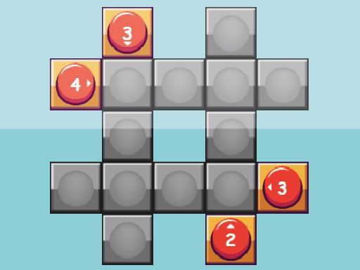Ball toss puzzle - browser game screenshot