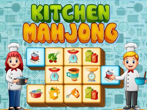 Kitchen Mahjong - browser game screenshot