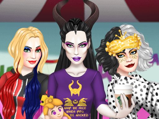 Harley and BFF PJ Party - browser game screenshot