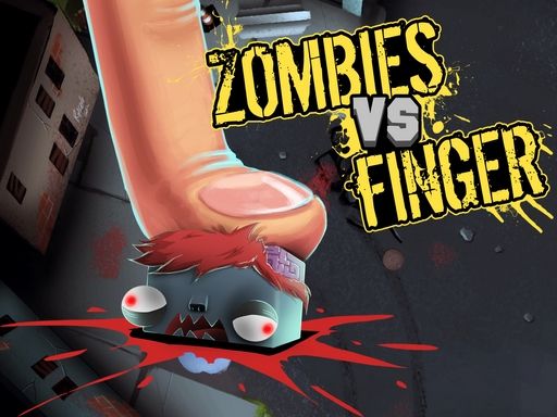 Zombies vs Finger - browser game screenshot