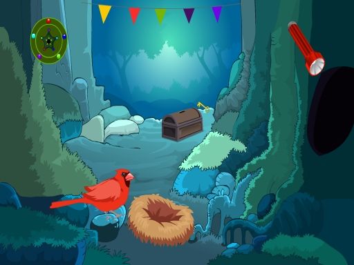 Rescue The Yellow Bird - browser game screenshot