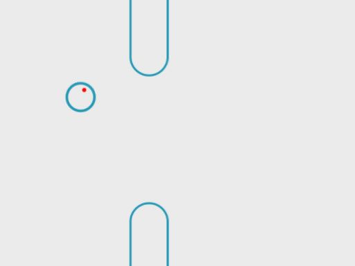 Hard Flappy Ball - browser game screenshot