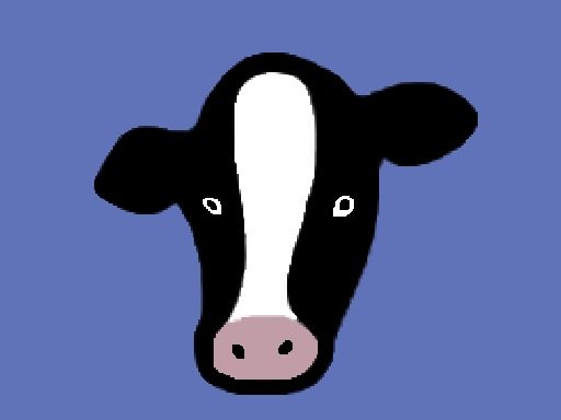 Paint Cow - browser game screenshot