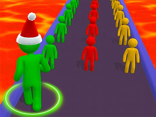 Ragdoll Rush 3D - browser game screenshot