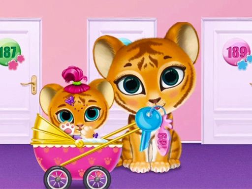 Kids Pet Hotel - browser game screenshot