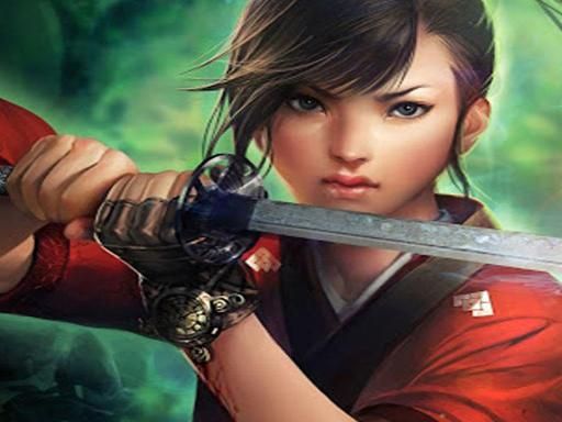 Samurai Girl Runner Game Adventure- Assassin Ninja - browser game screenshot