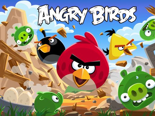 Angry Bird Jungle - browser game screenshot
