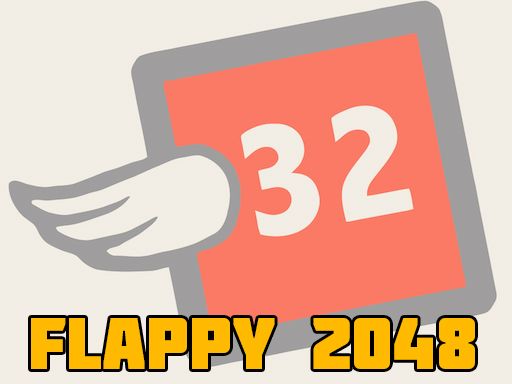 Flappy 2048 - browser game screenshot