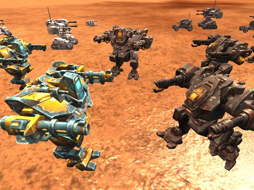 Mech Battle Simulator - browser game screenshot