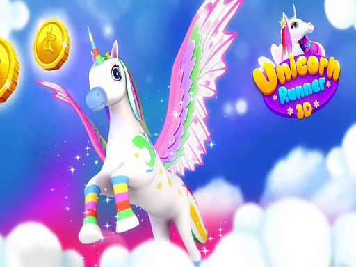 Unicorn Runner 3D - browser game screenshot