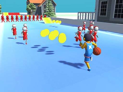 Basket Ball Runner - browser game screenshot