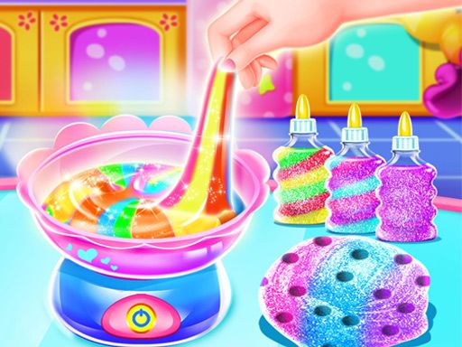 Unicorn Slime Designer - browser game screenshot