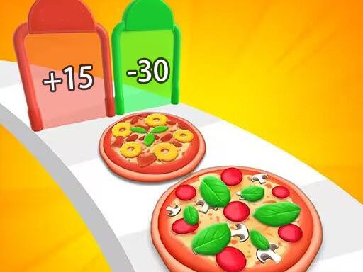 Pizza Delivery Run - browser game screenshot