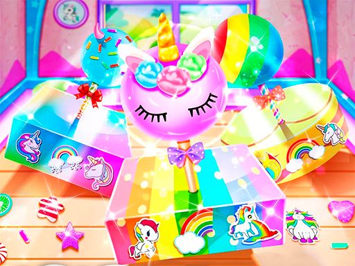 Unicorn Cake Pops - browser game screenshot