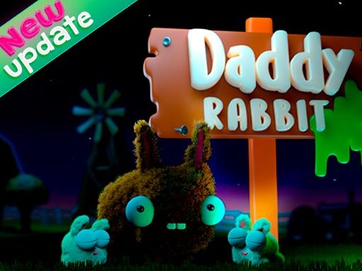 Daddy Rabbit : Zombie invasion in the farm Daddy Rabbit : Zombie invasion in the farm - browser game screenshot