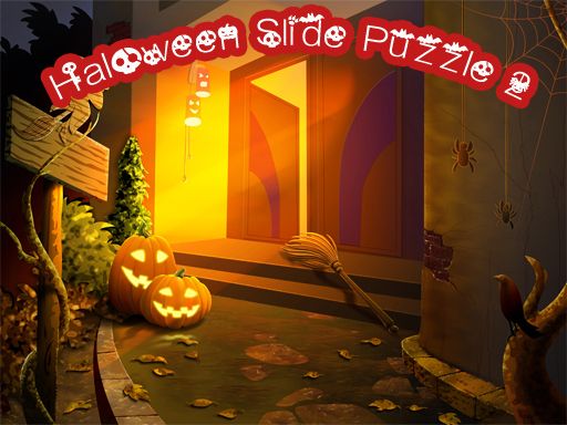 Halloween Slide Puzzle 2 - browser game screenshot