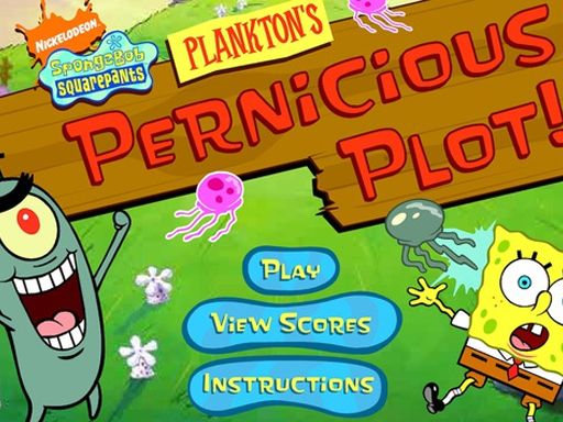 Planktons Pernicious Plot - browser game screenshot