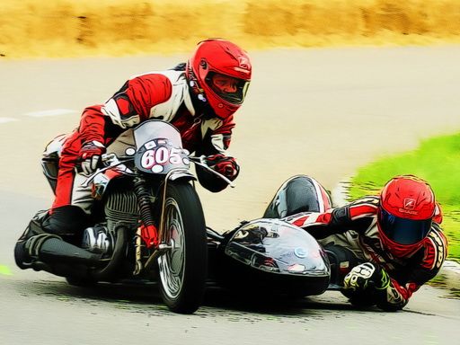 Sidecar Racing Puzzle - browser game screenshot