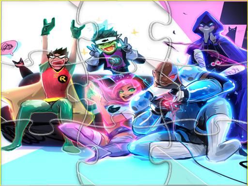 Teen Titans Match 3 Puzzle - browser game screenshot