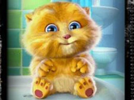 Talking Baby Ginger - browser game screenshot