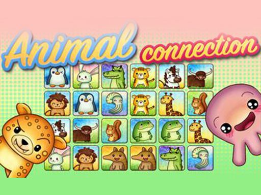 Animal Connection - browser game screenshot