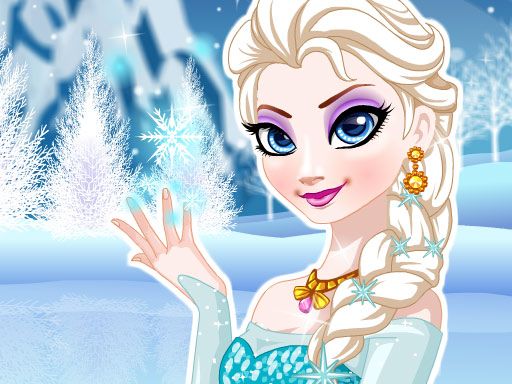 Ice Queen Beauty Salon - browser game screenshot