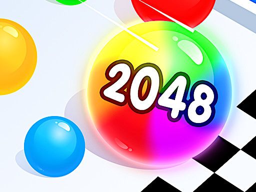 Ball Merge 2048 - browser game screenshot
