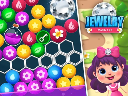 Jewelry Match 3 Kit - browser game screenshot