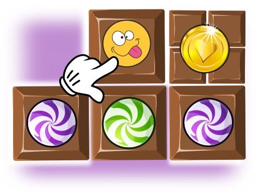 Candy Blocks Sweet - browser game screenshot