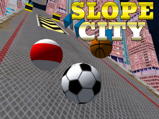 Slope City - browser game screenshot