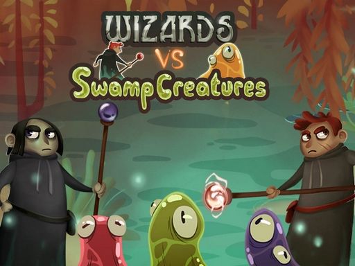 Wizards vs Swamp Creatures - browser game screenshot