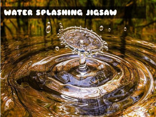 Water Splashing Jigsaw - browser game screenshot