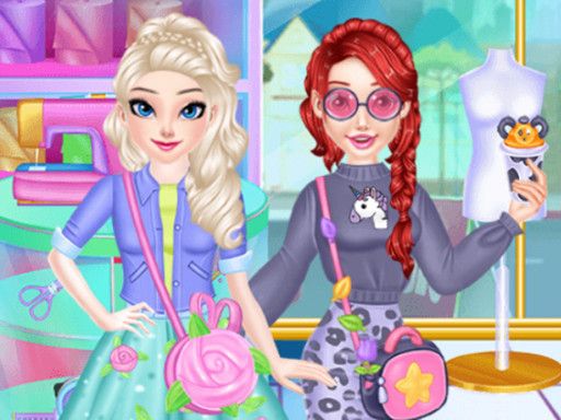 Fashion Princess Sewing Clothes - browser game screenshot