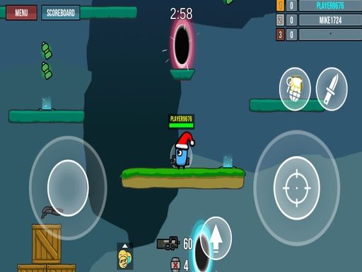 Funny War 2D - browser game screenshot