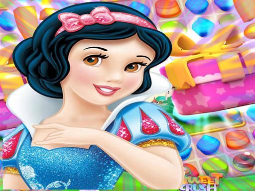 Snow White Princess Match 3 - browser game screenshot