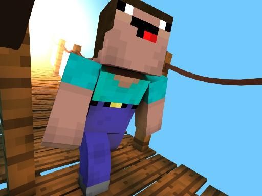 ParkourCraft - browser game screenshot