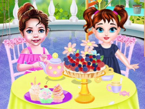 Baby Taylor Royal Tea Party - browser game screenshot