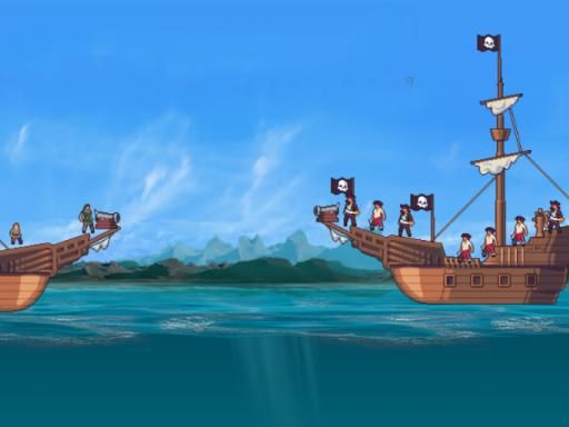 Sailing the Dangerous Sea - browser game screenshot