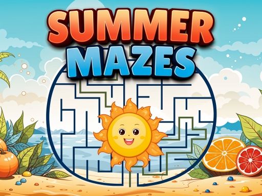 Summer Mazes - browser game screenshot