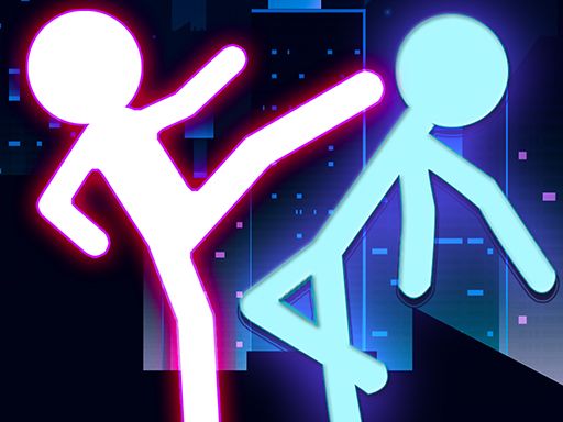 Stickman Street Fighter 3D - browser game screenshot