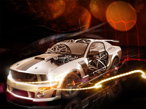 Cool Cars Jigsaw Puzzle - browser game screenshot