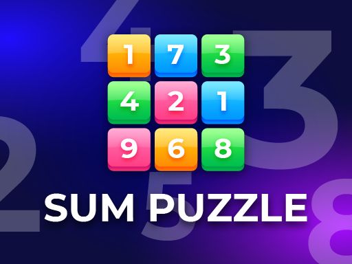 Sum Puzzle: Arithmetic - browser game screenshot
