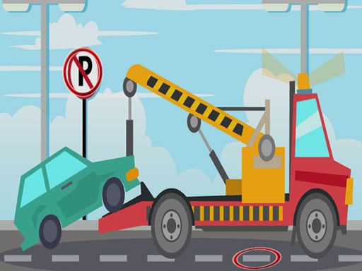 Towing Trucks Differences - browser game screenshot
