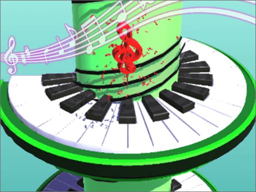 Helix Piano Tile - browser game screenshot