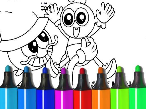 Baby Long Legs Coloring Pages - browser game screenshot