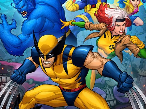 X-Men Battle Jigsaw - browser game screenshot