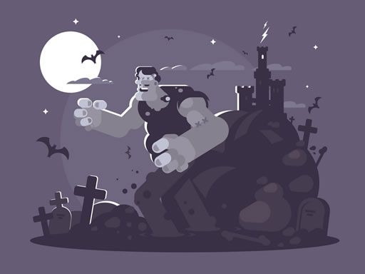 Creepy Creatures Match 3 - browser game screenshot