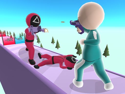 Squid Gun Fest - browser game screenshot
