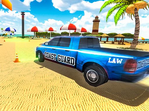 Coast Guard: Beach Car Parking Coast Guard: Beach Car Parking - browser game screenshot