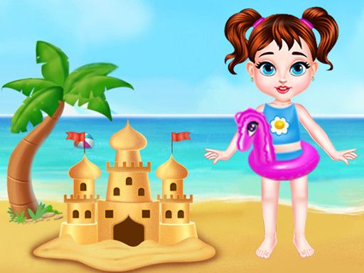 Baby Taylor Beach Trip - browser game screenshot